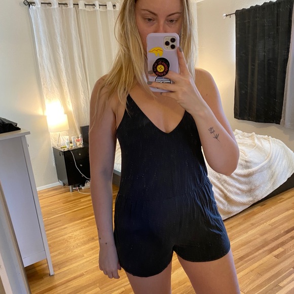 La Hearts Pants - Dark gray romper